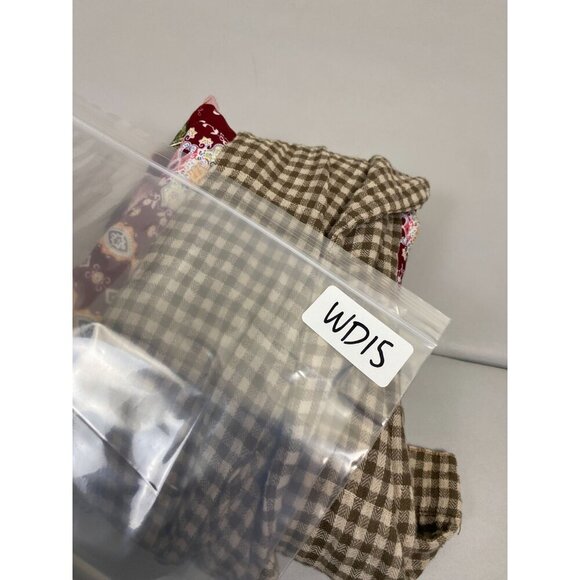 Aratta Silent Journey Anastasia Tunic Embroidered Floral Top Women Medium Plaid - Picture 15 of 16